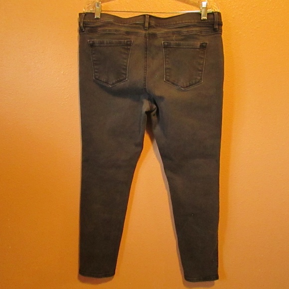 LOFT Dark Brown Skinny Pants - Picture 3 of 4